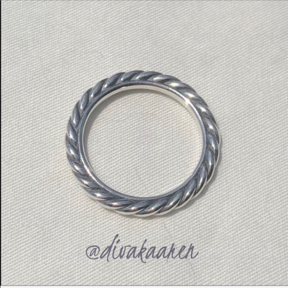 DAVID YURMAN Cable Classic Silver Stacking… - Picture 6 of 7